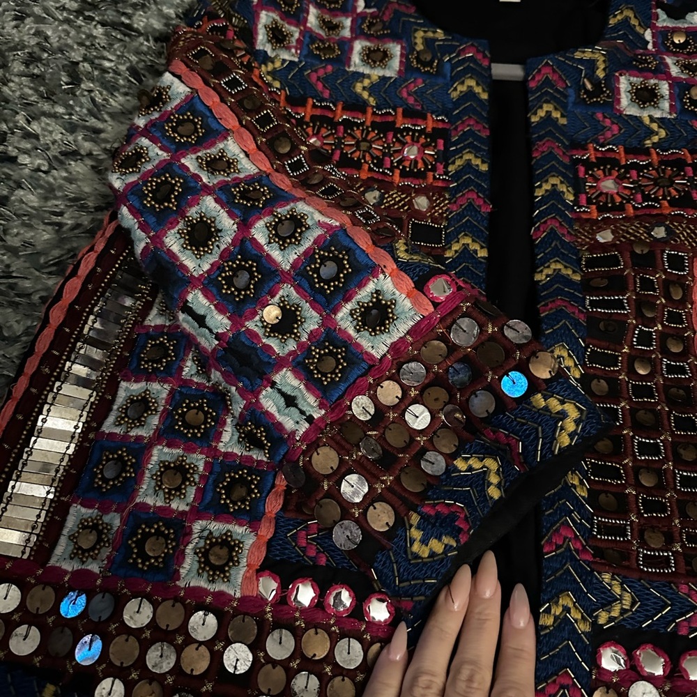 Zara Embroidered jacket - Picture 4 of 6